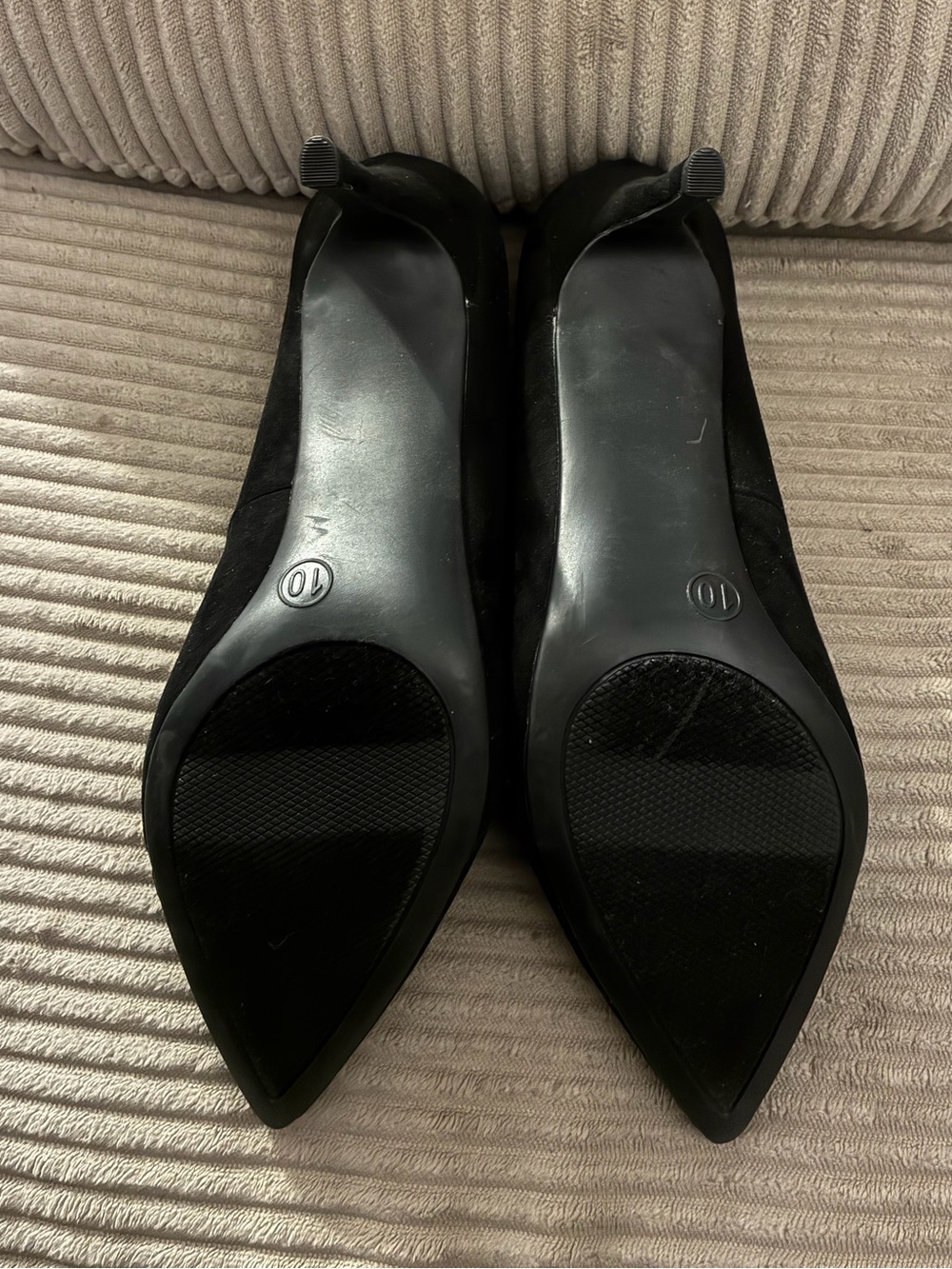 a new day Black Pointed-Toe Suede Heels - Picture 3 of 6